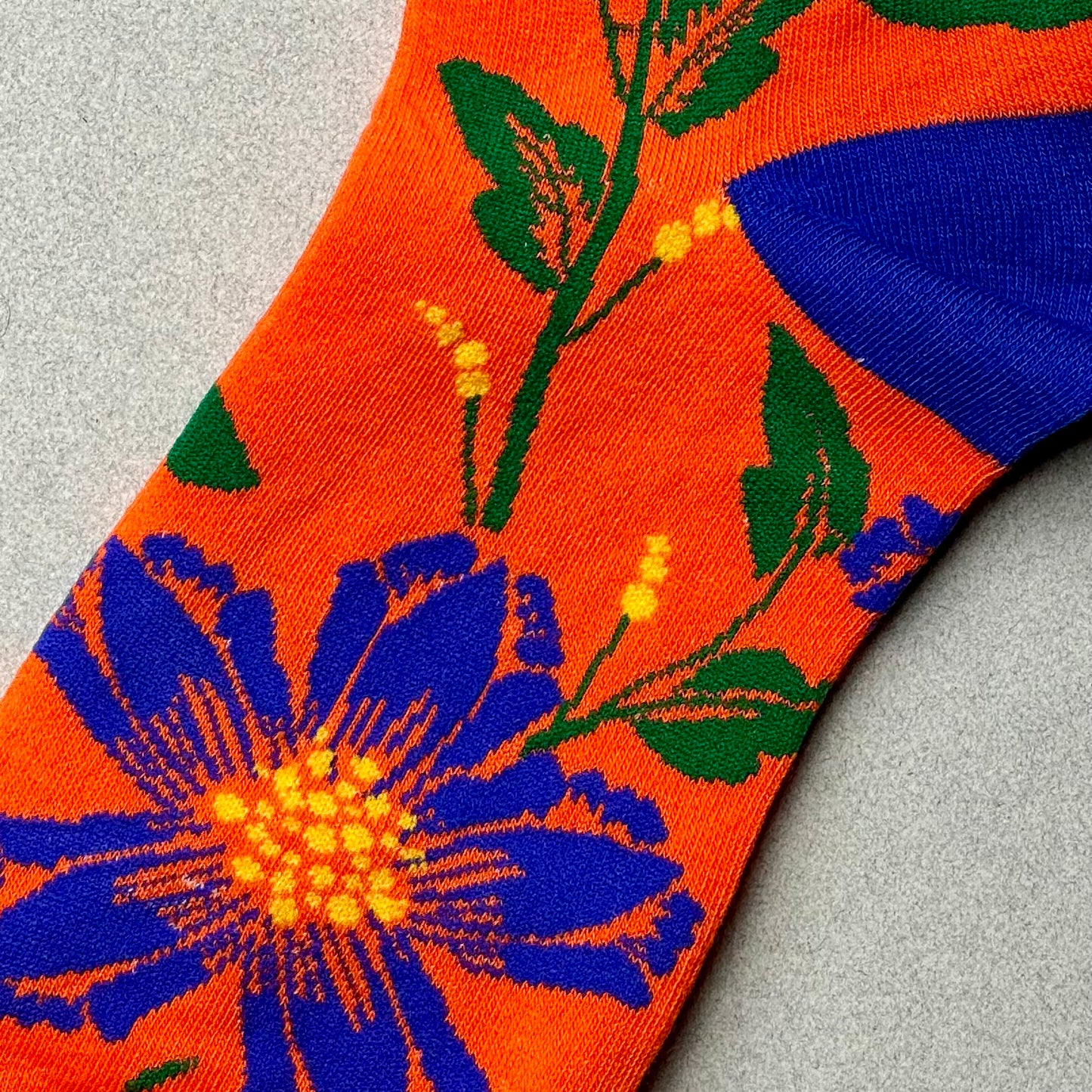 Flower Socks orange