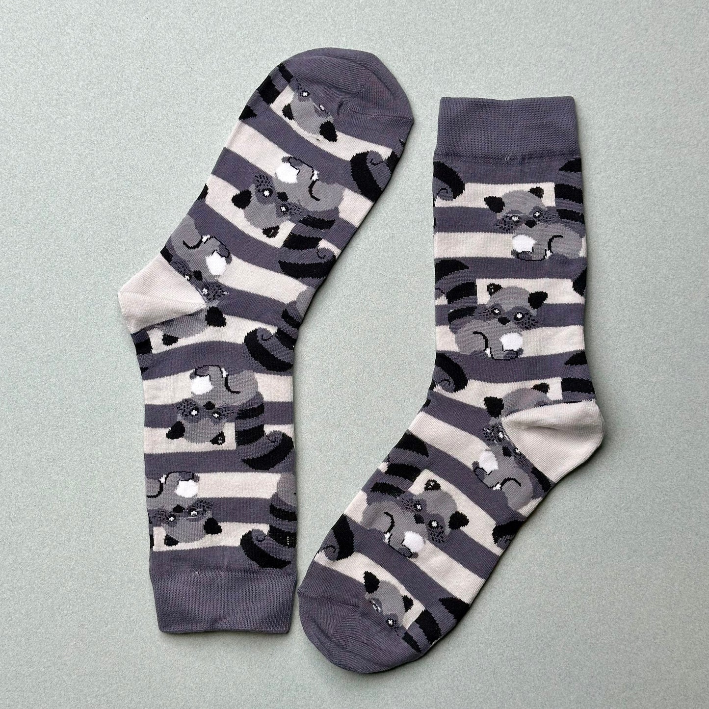 The Raccoon Bandit Sock