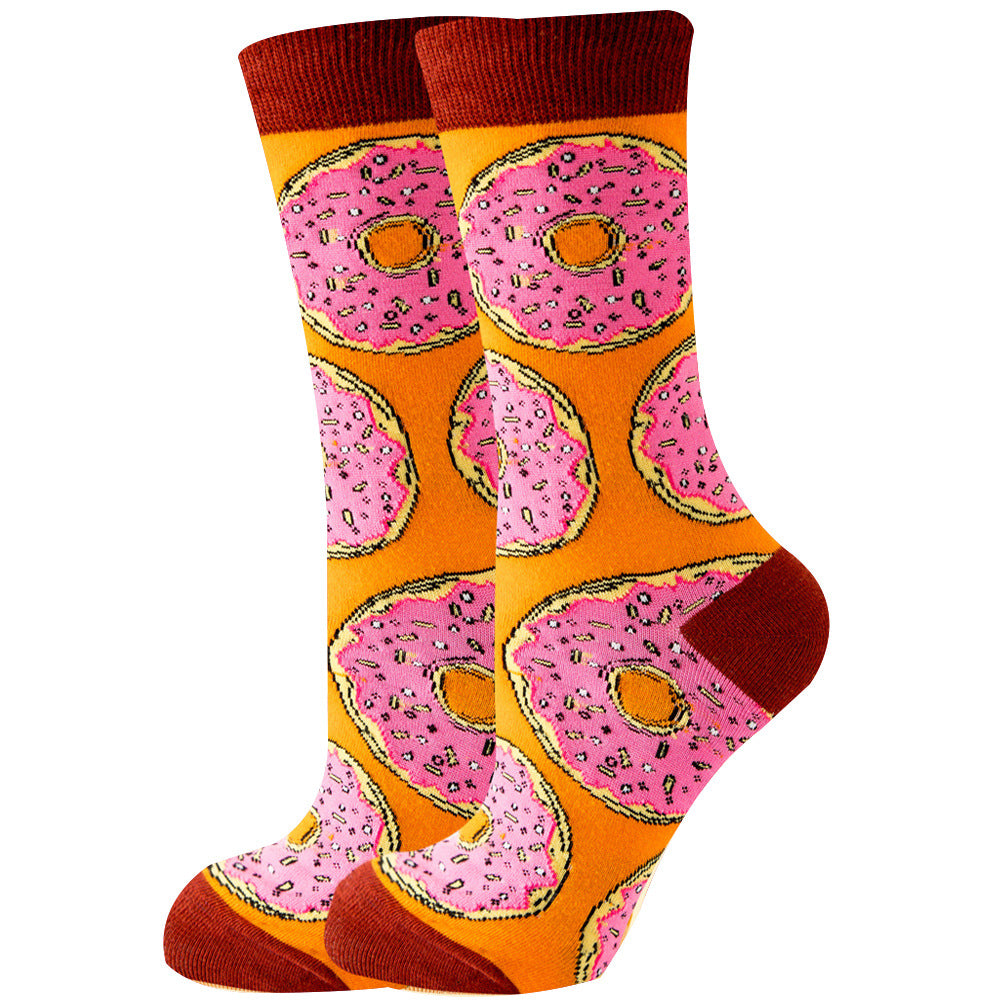 Pink Donut Socks
