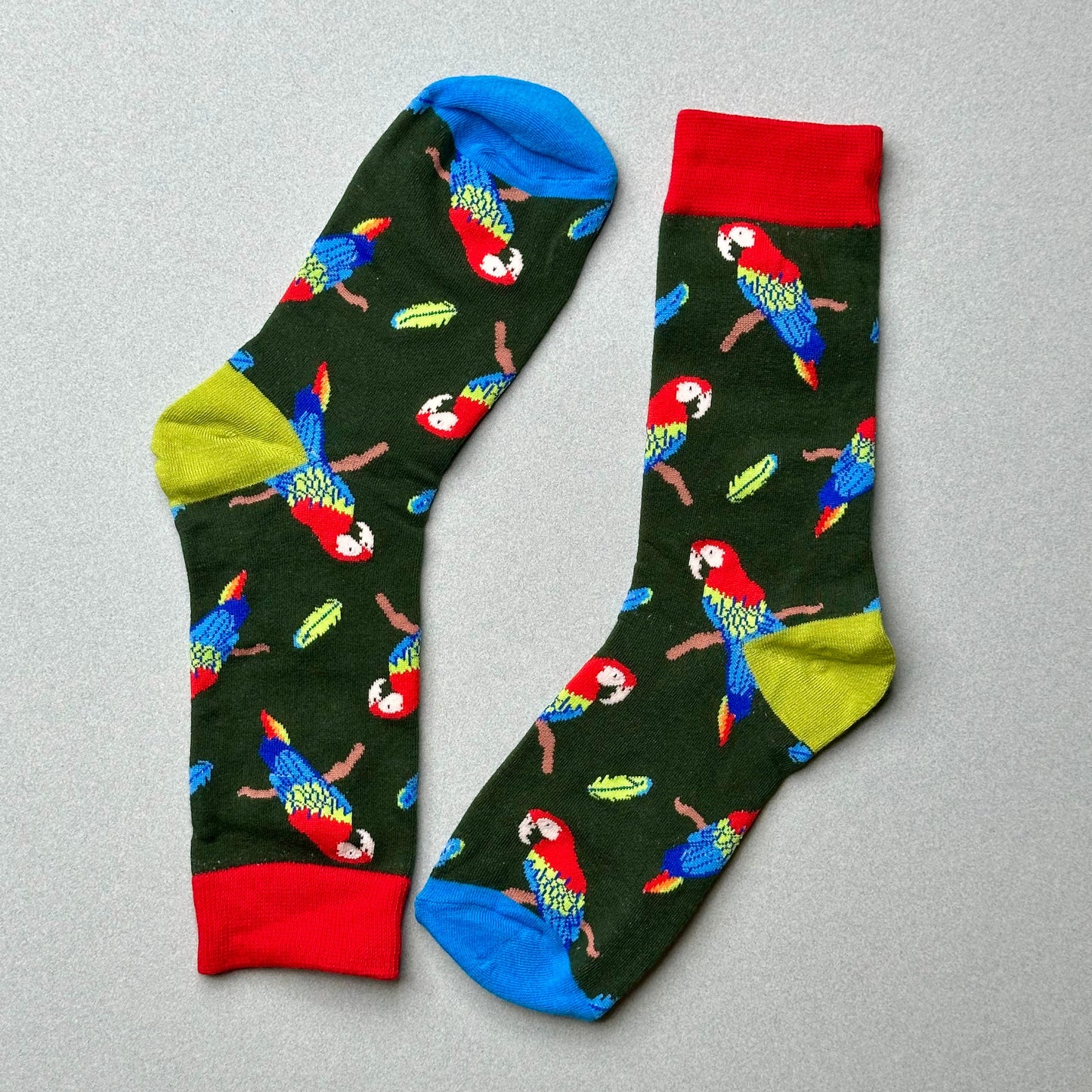 The Peppy Parrot Sock