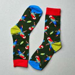 The Peppy Parrot Sock
