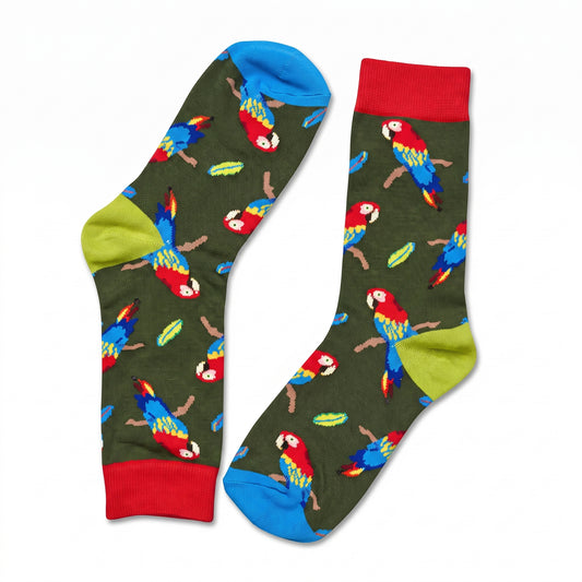 The Peppy Parrot Sock